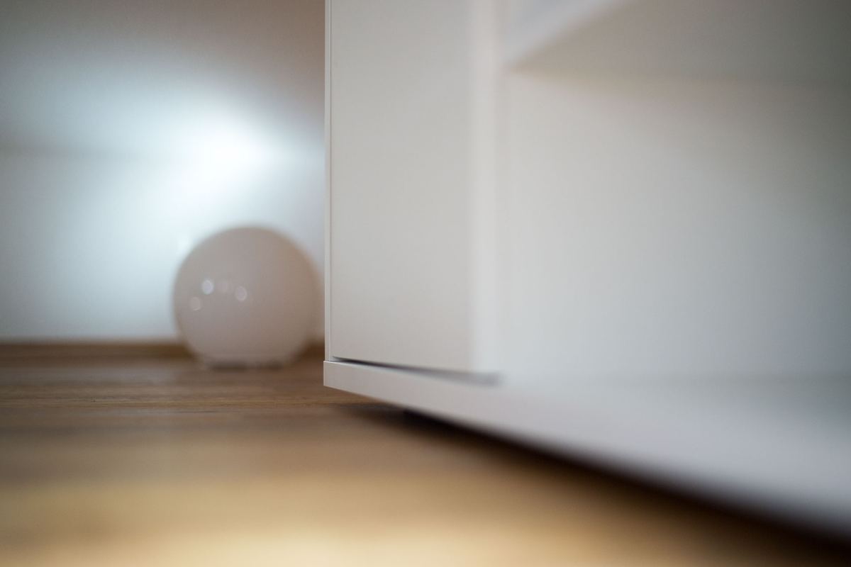 Lichtstimmung im Wohnraum, Detailaufnahme